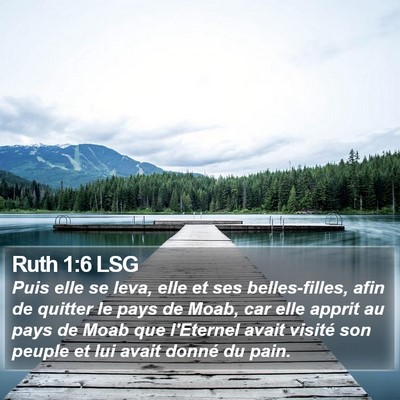 Ruth 1:6 LSG Bible Verse Image
