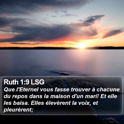 Ruth 1:9 LSG Bible Verse Image