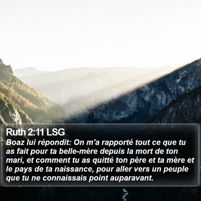 Ruth 2:11 LSG Bible Verse Image