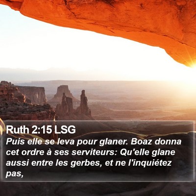Ruth 2:15 LSG Bible Verse Image