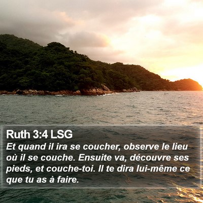 Ruth 3:4 LSG Bible Verse Image
