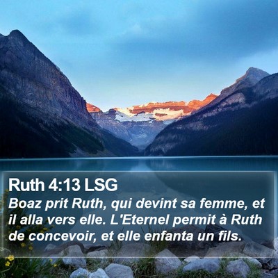 Ruth 4:13 LSG Bible Verse Image