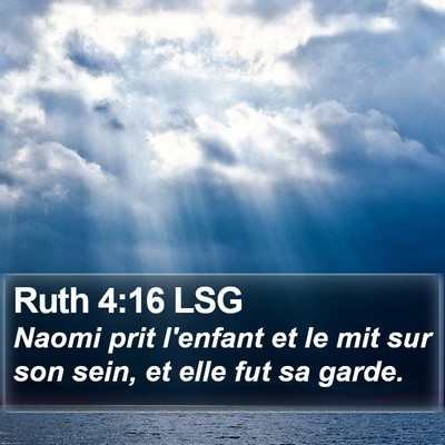 Ruth 4:16 LSG Bible Verse Image