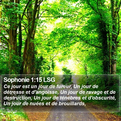 Sophonie 1:15 LSG Bible Verse Image