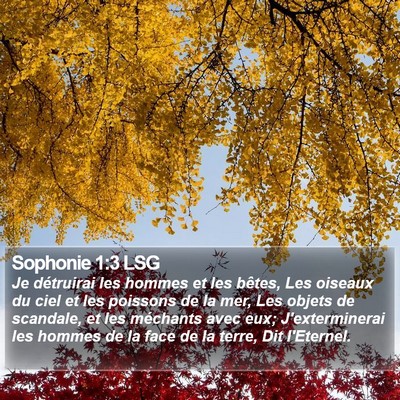 Sophonie 1:3 LSG Bible Verse Image