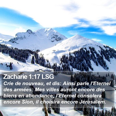 Zacharie 1:17 LSG Bible Verse Image