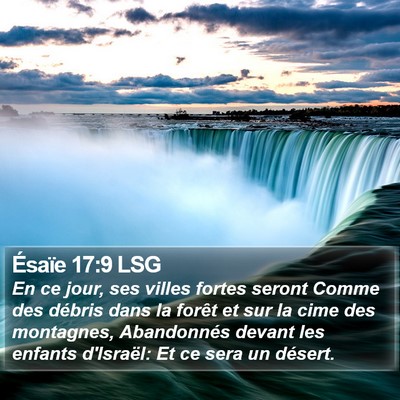 Ésaïe 17:9 LSG Bible Verse Image