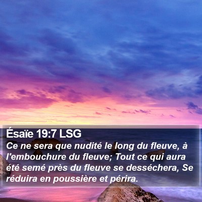Ésaïe 19:7 LSG Bible Verse Image