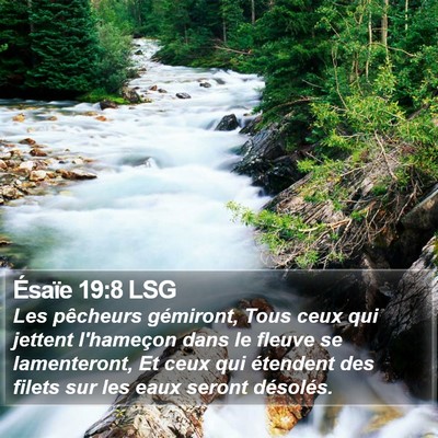 Ésaïe 19:8 LSG Bible Verse Image
