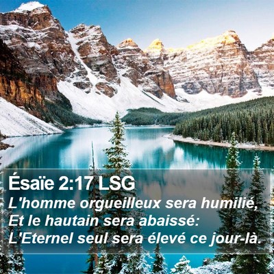 Ésaïe 2:17 LSG Bible Verse Image