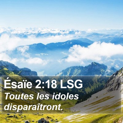 Ésaïe 2:18 LSG Bible Verse Image