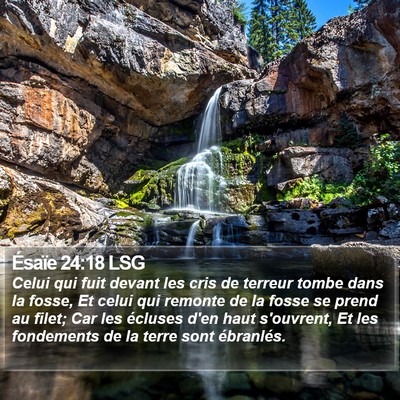 Ésaïe 24:18 LSG Bible Verse Image