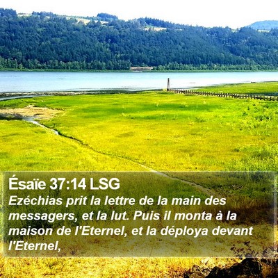 Ésaïe 37:14 LSG Bible Verse Image