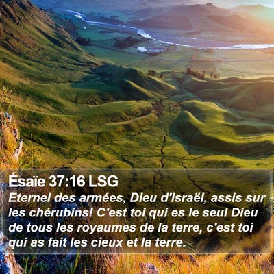 Ésaïe 37:16 LSG Bible Verse Image