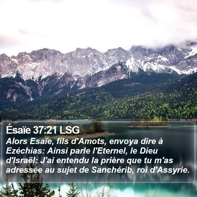 Ésaïe 37:21 LSG Bible Verse Image