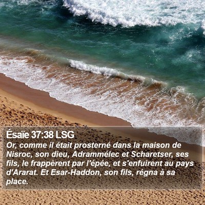 Ésaïe 37:38 LSG Bible Verse Image