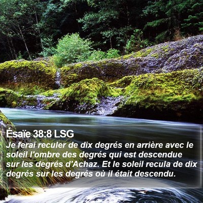 Ésaïe 38:8 LSG Bible Verse Image
