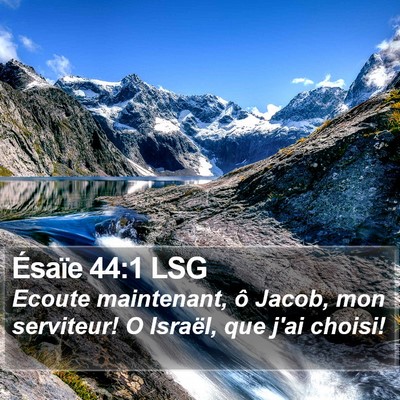 Ésaïe 44:1 LSG Bible Verse Image