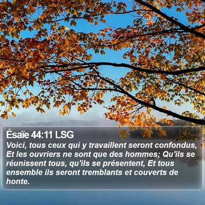 Ésaïe 44:11 LSG Bible Verse Image