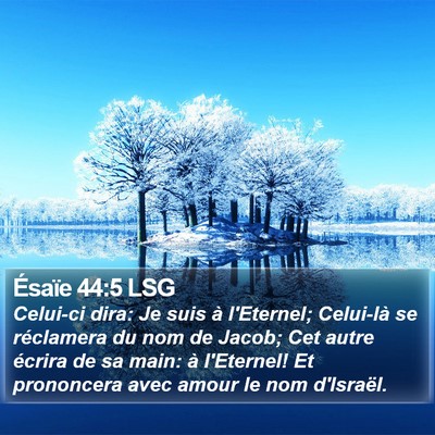 Ésaïe 44:5 LSG Bible Verse Image