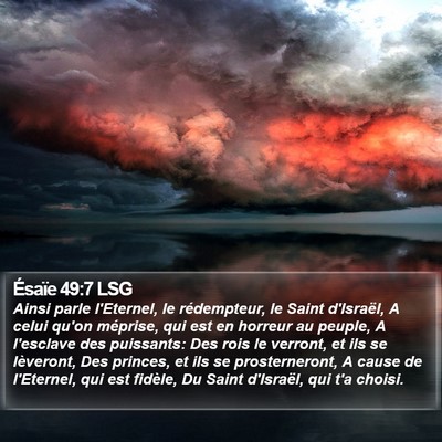 Ésaïe 49:7 LSG Bible Verse Image
