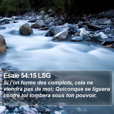 Ésaïe 54:15 LSG Bible Verse Image