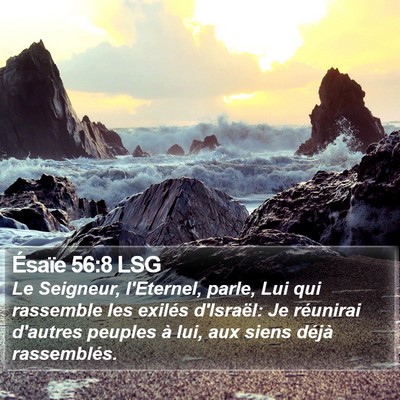 Ésaïe 56:8 LSG Bible Verse Image