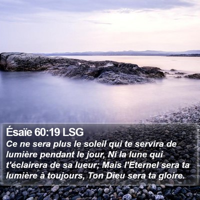Ésaïe 60:19 LSG Bible Verse Image