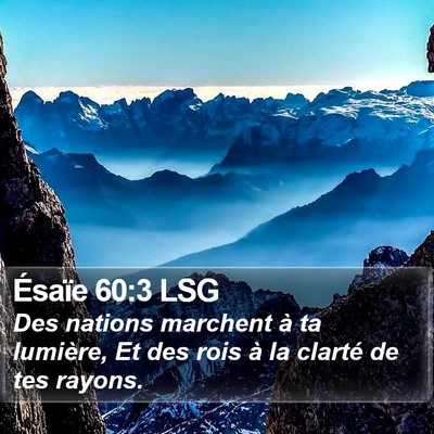 Ésaïe 60:3 LSG Bible Verse Image