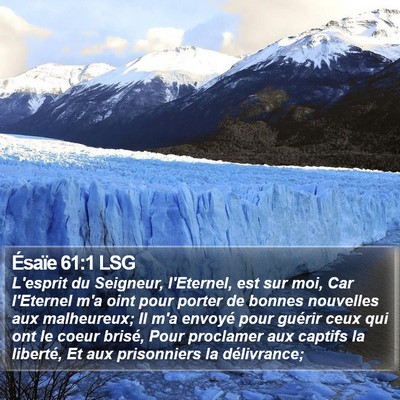 Ésaïe 61:1 LSG Bible Verse Image