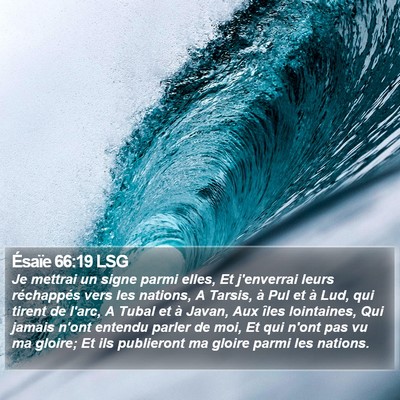 Ésaïe 66:19 LSG Bible Verse Image