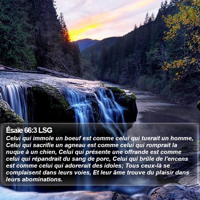 Ésaïe 66:3 LSG Bible Verse Image