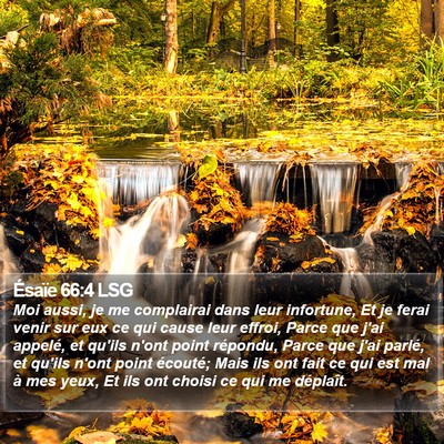 Ésaïe 66:4 LSG Bible Verse Image