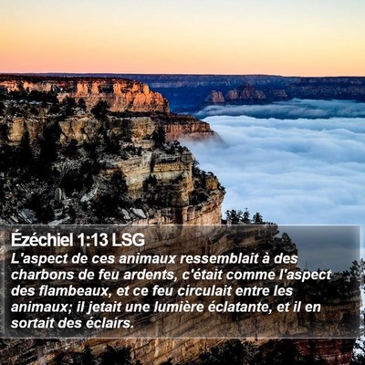 Ézéchiel 1:13 LSG Bible Verse Image