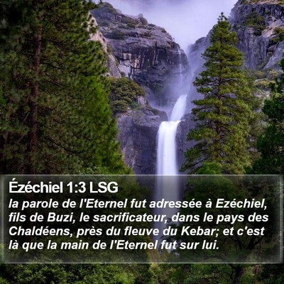 Ézéchiel 1:3 LSG Bible Verse Image