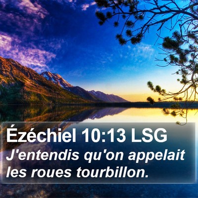 Ézéchiel 10:13 LSG Bible Verse Image