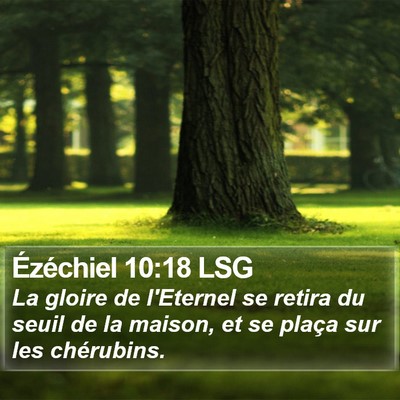 Ézéchiel 10:18 LSG Bible Verse Image