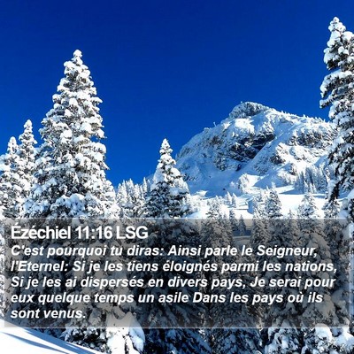 Ézéchiel 11:16 LSG Bible Verse Image