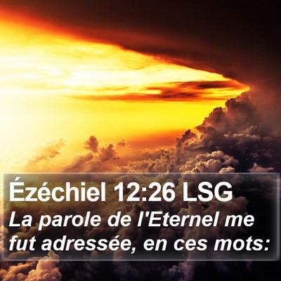 Ézéchiel 12:26 LSG Bible Verse Image