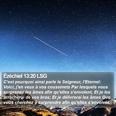 Ézéchiel 13:20 LSG Bible Verse Image
