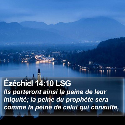 Ézéchiel 14:10 LSG Bible Verse Image