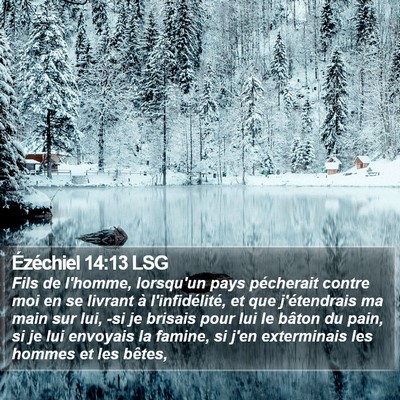 Ézéchiel 14:13 LSG Bible Verse Image