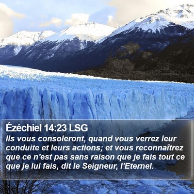 Ézéchiel 14:23 LSG Bible Verse Image