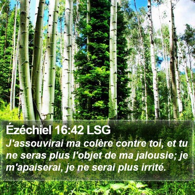 Ézéchiel 16:42 LSG Bible Verse Image