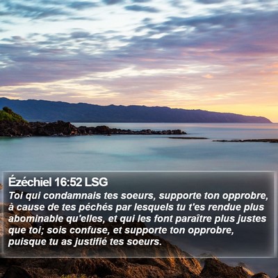 Ézéchiel 16:52 LSG Bible Verse Image