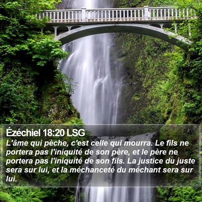 Ézéchiel 18:20 LSG Bible Verse Image