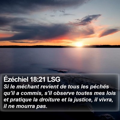 Ézéchiel 18:21 LSG Bible Verse Image