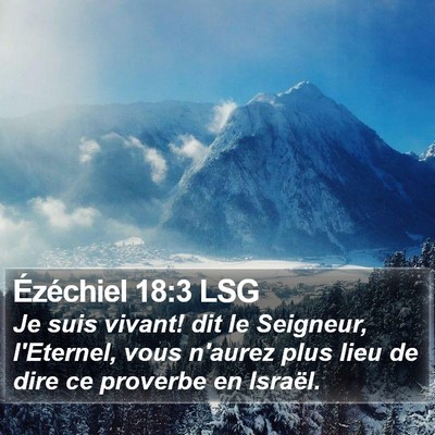 Ézéchiel 18:3 LSG Bible Verse Image
