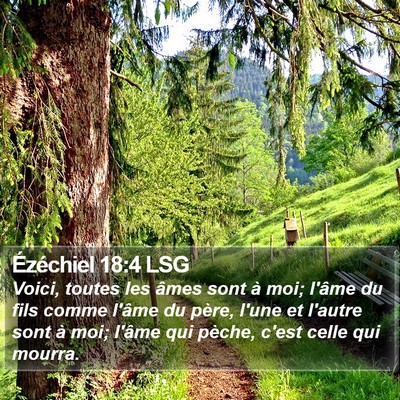 Ézéchiel 18:4 LSG Bible Verse Image
