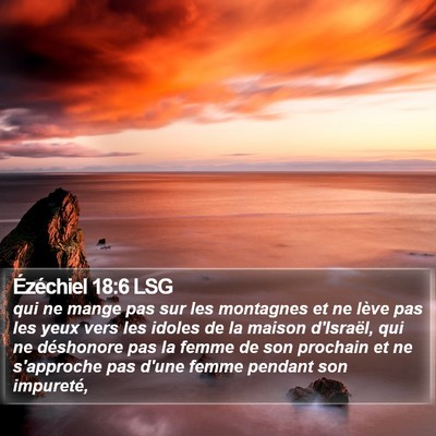 Ézéchiel 18:6 LSG Bible Verse Image